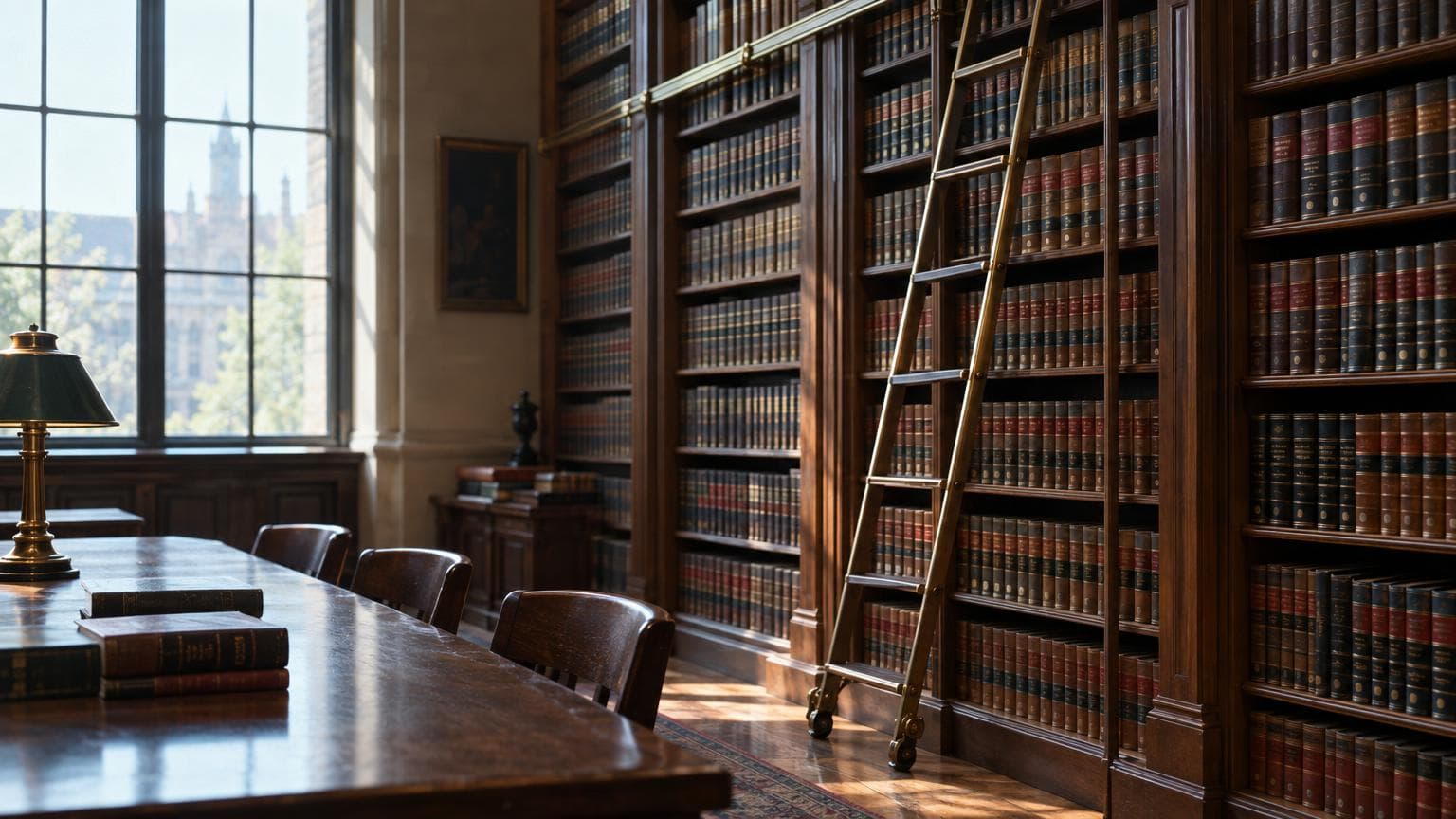 Legal professionals in a modern law office reviewing AI-powered document analysis on digital screens